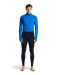 ICEBREAKER Mens Merino 260 ZoneKnit LS Half Zip, Midnight Navy/Lazurite/Cb (vzorek) velikost: M