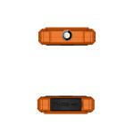 EVOLVEO StrongPhone H1, vodotěsný odolný Dual SIM telefon, oranžový