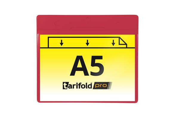 Djois magnetická identifikační kapsa A5, červená, 10 ks