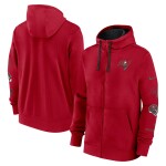 Nike Pánská mikina Tampa Bay Buccaneers NFL Full-Zip Club Fleece Hoodie - Červená Velikost: S