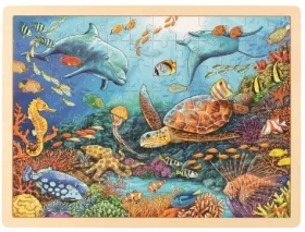 GOKI Dřevěné puzzle Velký bariérový útes