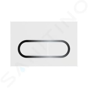 RAVAK - Chrome Ovládací tlačítko WC, chrom/bílá X01455