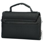 Stylová dámská koženková mini crossbody kabelka Milax, černá