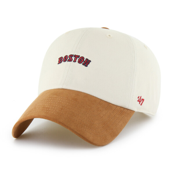 47 Brand Pánská kšiltovka Boston Red Sox MLB Script Suede Visor 47 Clean Up