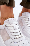 Dámské klasické sportovní boty GOE LL2N4060 Bíle 38
