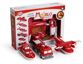 MALBLO Magnetická hasičská vozidla / Hračka / Magnetické auta (0317)