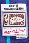 Mitchell & Ness Pánský dres Charlotte Hornets NBA Alonzo Mourning #33 Swingman - Fialová Velikost: M