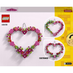 LEGO LEGO® 40638 Ozdoba ve tvaru srdce s ozdobnými květinami a listy
