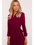 Dámské šaty S415 Bordó - Stylove bordó S-36