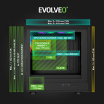 EVOLVEO Panthera, skříň mATX, 3x ARGB ventilátor 120mm, dřevěný přední panel + skleněná bočnice
