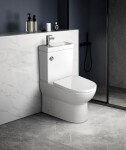 AQUALINE - JALTA WC sedátko, Soft Close, Easy Take, bílá PBS103