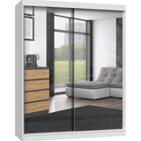 Skříň Iga 160 bílá A - zrcadlo