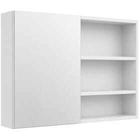 CERANO - Koupelnová zrcadlová skříňka Orea - bílá matná - 120x65x15 CER-661927
