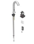 GEBERIT - Piave Elektronická umyvadlová baterie, bateriové napájení, easy to clean, kartáčovaná nerez 116.184.SN.1