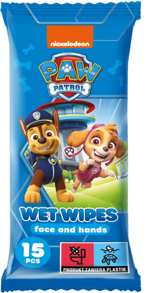 Vlhčené ubrousky Tlapková patrola 15 ks - Trigo