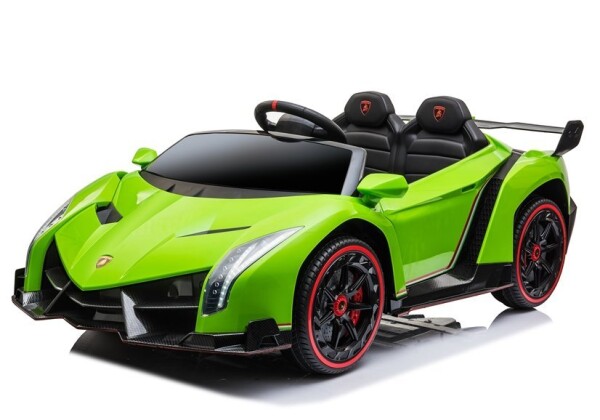 Mamido Elektrické autíčko Lamborghini Venno LCD MP4 4x4 zelené