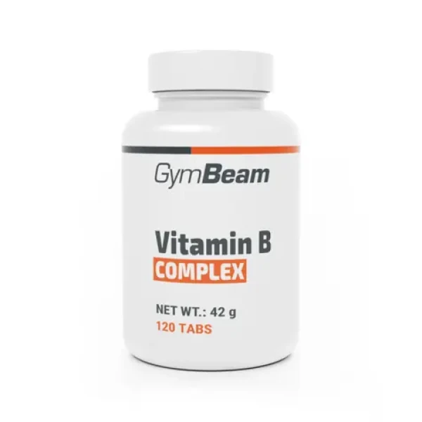 Vitamín B-Komplex - GymBeam (bez příchuti, 120 tab., 120 tab) (28396-1-120kaps-unflavored)
