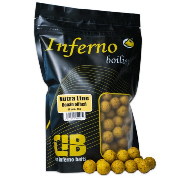 Carp Inferno Boilies Nutra Line Banán/Oliheň,Carp Inferno Boilies Nutra Line Banán/Oliheň