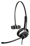 GEQUDIO Headset 1-Ohr černá / Headset / Mono / RJ kabel / Potlačení hluku (WA9003)