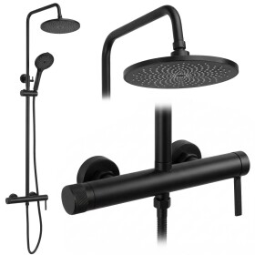 REA - Sprchový set Rivo Black REA-P9499