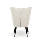 Relaxační křeslo, béžová, sametová látka, AK-303 CRM2