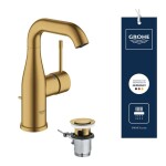 GROHE - Essence Umyvadlová baterie s výpustí, kartáčovaný Cool Sunrise 23462GN1