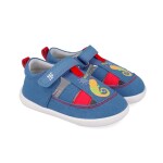 Chlapecké barefoot sandály LONA LAGARTO INDIGO Biomecanics 262343-A631 - 22