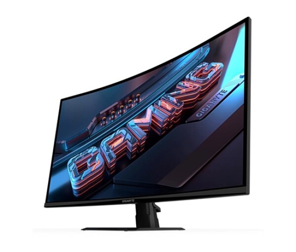 GIGABYTE LCD - 32" Gaming monitor GS32QCA, Prohnutý VA 1500R, 2560x1440 QHD, 180Hz, 3500:1, 250cd/m2, 1ms, 2xHDMI, 1xDP EDF_1541125