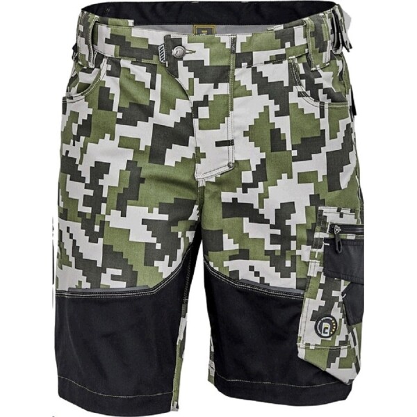 CRV Cerva Kalhoty krátké NEURUM CAMOUFLAGE tm.olivové 46 tm. olivové