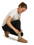 Dámské merino ponožky ICEBREAKER Wmns Lifestyle Light Crew, Flagstone velikost: 35-37 (S)