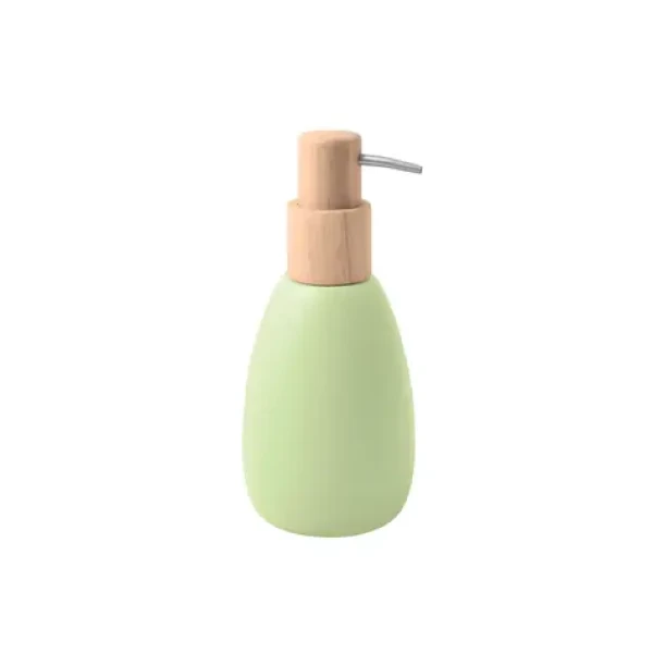 Spirella SVEN dávkovač mýdla matně matcha / polyresin / dřevo / 260 ml