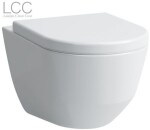 GEBERIT DuofixBasic s matným tlačítkem DELTA21 + WC LAUFEN PRO LCC RIMLESS + SEDÁTKO 458.103.00.1 21MA LP2