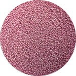 Cukrové perličky metalické růžové 2mm 80g - I LOVE CAKES