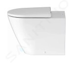 DURAVIT - D-Neo Stojící WC, zadní odpad, Rimless, bílá 2003090000