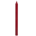 Ib Laursen Vysoká svíčka Red Rustic 29 cm, červená barva, vosk