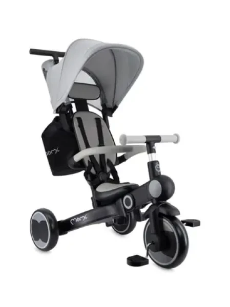 MoMi SOLIVIA šedá / Tříkolka / od 12 měsíců / nosnost: 25 kg (ROTR00017)