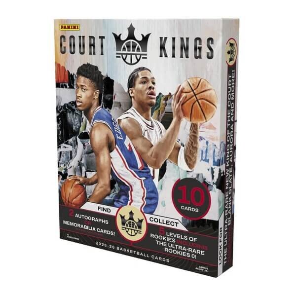 2025-2026 NBA karty Panini Court Kings Basketball Hobby Box