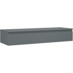 MEXEN/S - Orio koupelnová skříňka pod umyvadlo 140 cm s deskou, 1 šuplík, grafit mat 91A10-14023-1-BFC66