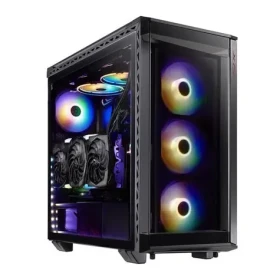 ADATA Battlecruiser černá / E-ATX / 2x USB-A 3.0 / 1x USB-C / 4x 120mm / bez zdroje / průhledná bočnice (BATTLECRUISER-BKCWW)