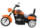 Mamido Dětská elektrická motorka Chopper oranžová