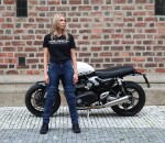 Dámské džíny na moto Trilobite Parado doublelayer Aaaa slim fit blue level 2 - 36 / modrá