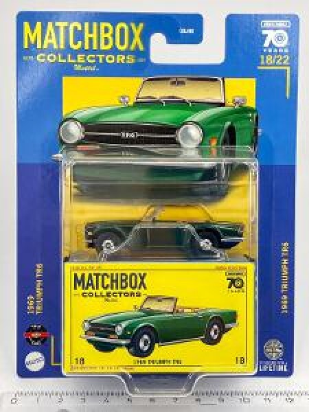 1969 Triumph TR6 - 70 years Matchbox Collectors Series 18/22