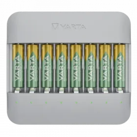 Varta Eco Charger Multi Recycled / Nabíječka baterií + 8x AA Baterie (2100mAh|NiMH) / 100-240V / 8xAA | AAA (827472)