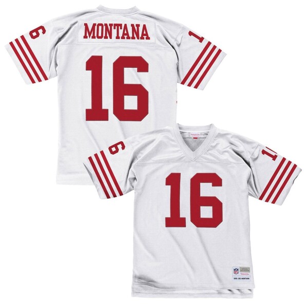 Mitchell & Ness Pánský dres San Francisco 49ers NFL Joe Montana #16 1990 Throwback Velikost: S