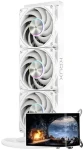 Krux HydroArc 360 bílá / Vodní chladič CPU / 360 mm radiátor / 3x 120 mm PWM ARGB ventilátory / LED displej 6,8" IPS (KRXE011)