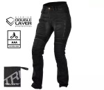 Dámské džíny Trilobite Parado doublelayer Aaa regular fit black level 2 - 26 / černá