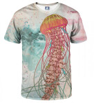 Aloha From Deer Jellyfish T-Shirt TSH AFD443 Červená barva