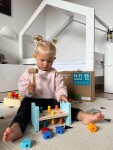 Mamido Montessori box XXL 5v1 55ks od 19 měsíců Motorické Naučné Zatloukání Vkládání