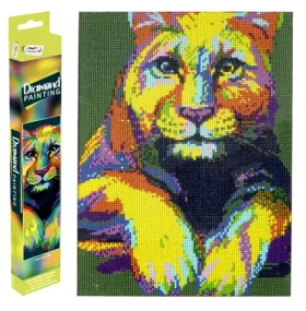 GRAFIX Diamantové malování Panter 40x50 cm