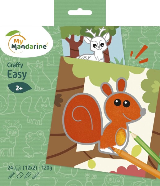 Avenue Mandarine Avenue Mandarine, GY174C, omalovánky pro nejmenší děti, lesní zvířátka